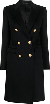 Double-Breasted Wool Coat-CQ