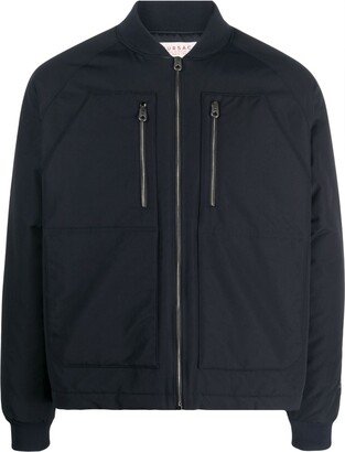 FURSAC Zip-Up Padded Bomber Jacket