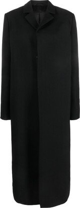 QUIRA Single-Breasted Wool Coat