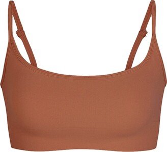 Seamless Sculpt Scoop Neck Bralette | Bronze