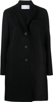 Single-Breasted Wool Coat-AL