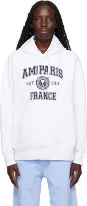 White Ami de Cœur Paris Hoodie