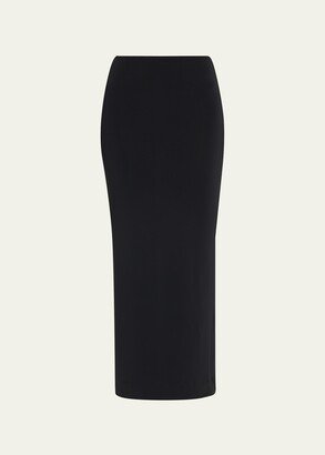 Eterne Emma Fitted Jersey Maxi Skirt