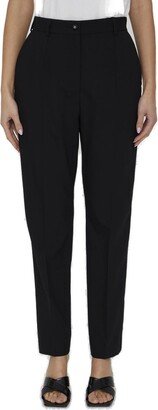 Straight-Leg Tailored Trousers-AM