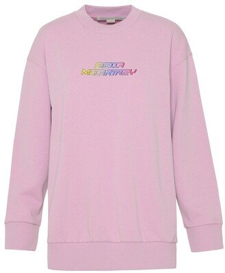 Logo Printed Crewneck Sweatshirt-AZ