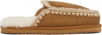 Tan Stitch Slippers