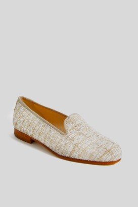 Stubbs & Wootton Oatmilk Tweed Highland Slippers