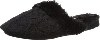 Women's Cashmere PLUSHFILL Cable Knit Mule