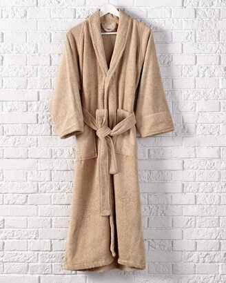 Long-Staple Combed Terry Unisex Adult Long Staple Combed Cotton Bathrobe-AI