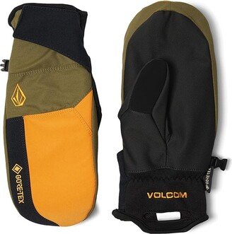 Volcom Snow Stay Dry GORE-TEX(r) Mitts (Gold) Snowboard Gloves