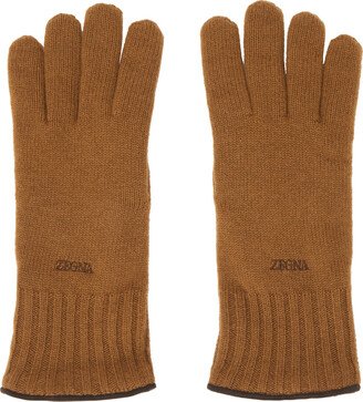 Tan Oasi Cashmere Gloves