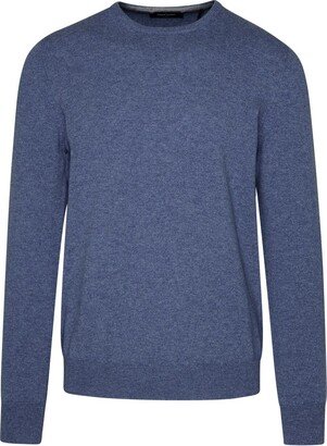 Blue cashmere sweater-AC