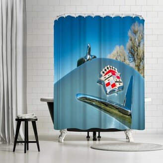 71 x 74 Shower Curtain, Badge of Cadillac by Murray Bolesta