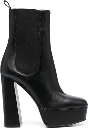 SR Alicia 85mm platform leather boots