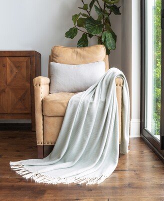 Herringbone Fringed Throw, 60 x 50