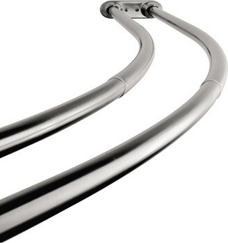 Arista Bath Products Arista Double Curved Adjustable Shower Rod Chrome Finish