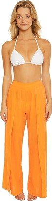 Tanzania Scarf Tie Pant (Orange Burgundy) Women's Swimwear