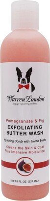 Exfoliating Butter Wash Dog Shampoo by Warren London | Conditions & Scrubs Away Dandruff | Two Scents - Pomegranate Fig