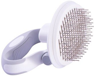 'Gyrater' Travel Self-Cleaning Swivel Grooming Pet Pin Brush