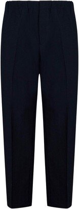 Pleated Straight-Leg Tailored Trousers-AB