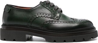 Chunky-Sole Leather Brogues