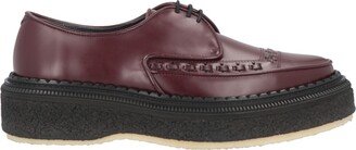 Lace-up Shoes Burgundy-AM