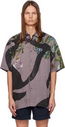 Purple Printed Shirt-AA