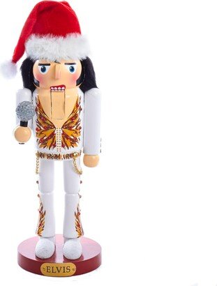 11-Inch Elvis in Flame Suit Nutcracker