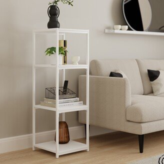 Dunelm Modular White 4 Shelf Shelving Unit White