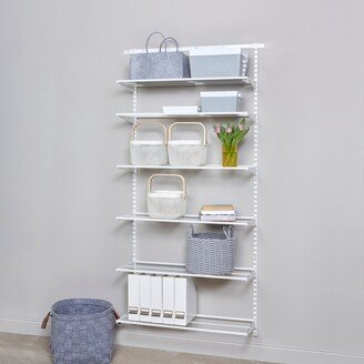 Elfa 6 Shelf Starter Kit 90x30cm White