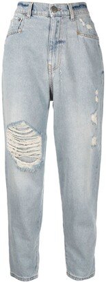 Ripped-Detail Jeans-AE