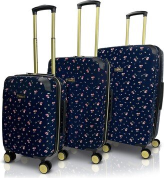 Jenni Chan Floral 3-Piece Hardside Spinner Set