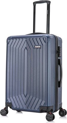 DUKAP STRATOS Lightweight Hardside Medium Checked Spinner Suitcase