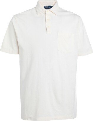 Classic Fit Cotton-linen Polo Shirt Polo Shirt Ivory