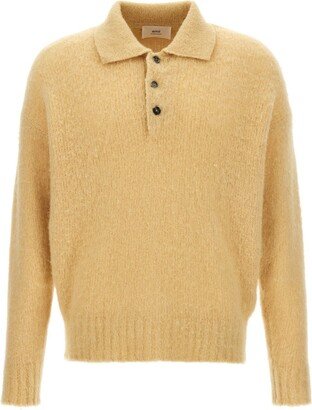 Paris Long-Sleeved Knitted Polo Shirt