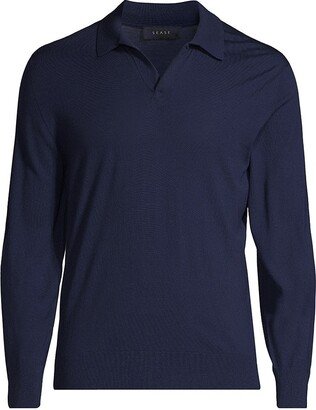 Lasca Knit Wool Polo Shirt