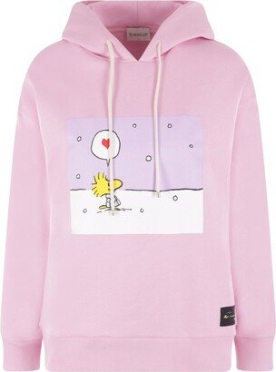 Peanuts Printed Drawstring Hoodie