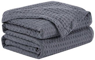 100% Cotton Waffle Weave Blanket