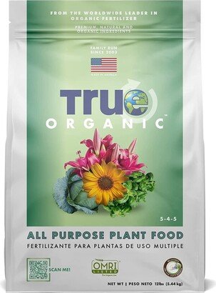 True Organic All-Purpose Plant Food for Organic Gardening, 12lb