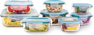 16 Piece Mixed Glass Food Storage Set