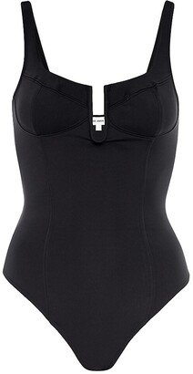 Scuba U-Neck Corset Bodysuit