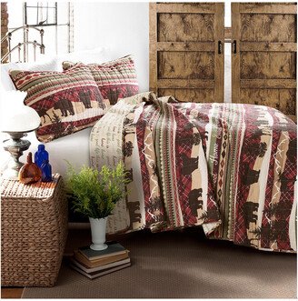 Fashions 3Pc Holiday Lodge Quilt Set