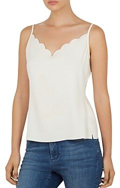 Siina Scalloped Camisole Top