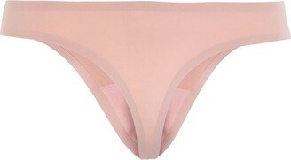 Ladies Knitted Thong Thong Pink