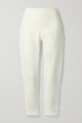 Stretch-twill Leggings - White