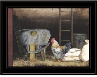 Chicken Feed By Billy Jacobs Ready To Hang Framed Print Collection