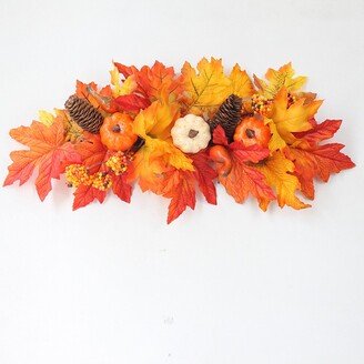 Maple/Pumpkin Swag Front Door Wreath