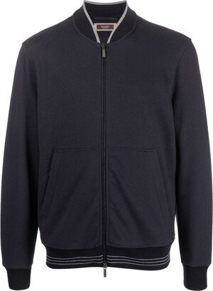 Zip-Up Bomber Jacket-AB