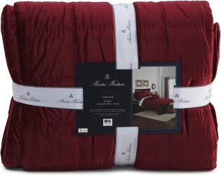 TJMAXX Crimson Red Velvet Quilt