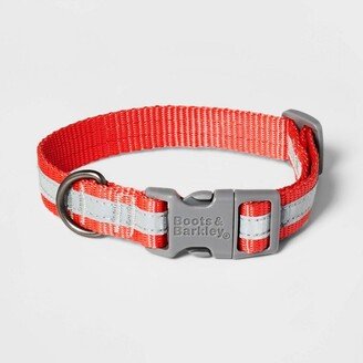 Reflective Dog Adjustable Collar - - Tomato Red - Boots & Barkley™